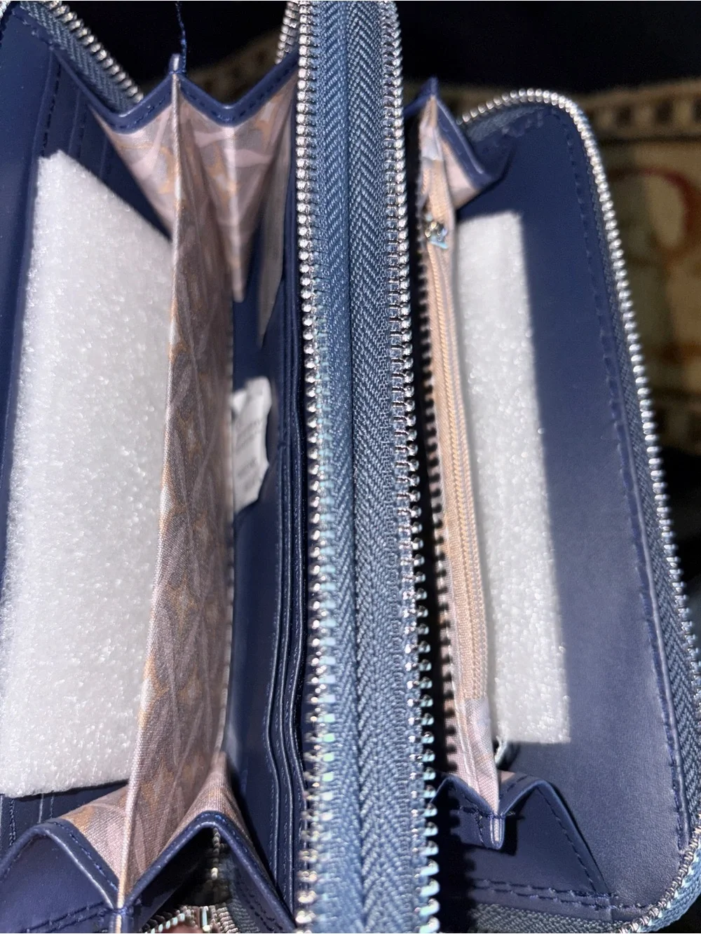 New cxl double zipper Christian Lacroix wallet